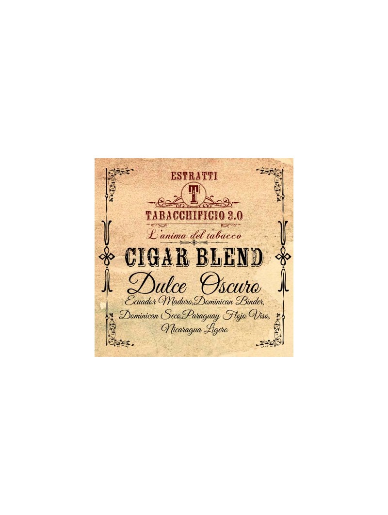TABACCHIFICIO 3.0 - DULCE OSCURO - Cigar Blend AROMA CONCENTRATO 20ml