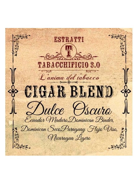 TABACCHIFICIO 3.0 - DULCE OSCURO - Cigar Blend AROMA CONCENTRATO 20ml