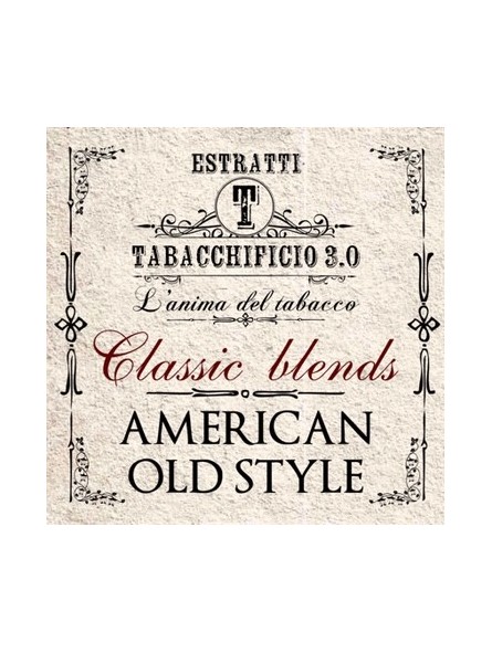 TABACCHIFICIO 3.0 - AROMA CONCENTRATO 20ml - Classic Blends - AMERICAN OLD STYLE