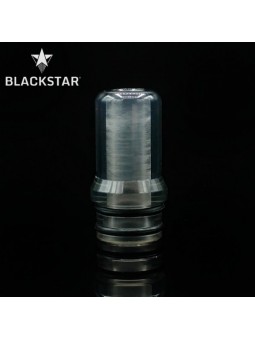 BLACKSTAR - Drip Tip Fedor v2 - TRANSPARENT GREY POLISHED