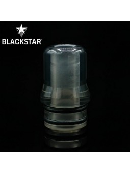 BLACKSTAR - Drip Tip MUM v2 - TRANSPARENT GREY POLISHED