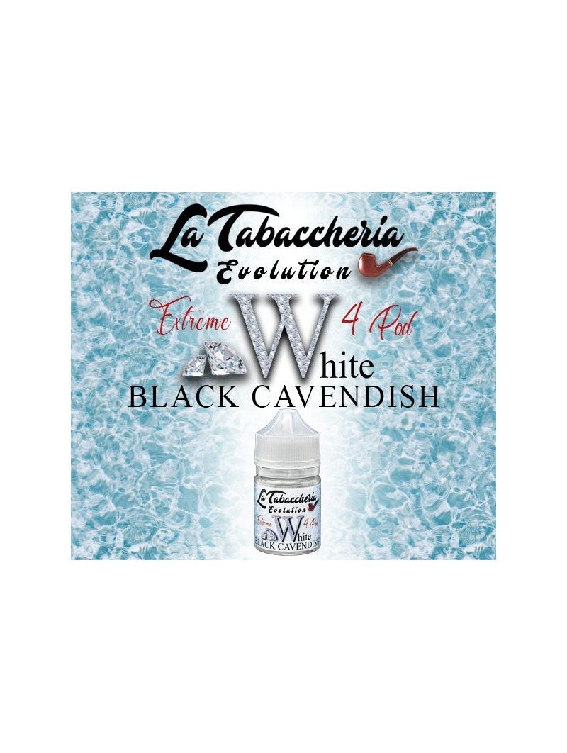 LA TABACCHERIA - AROMA SCOMPOSTO 20ML - EXTREME 4POD - WHITE BLACK CAVENDISH