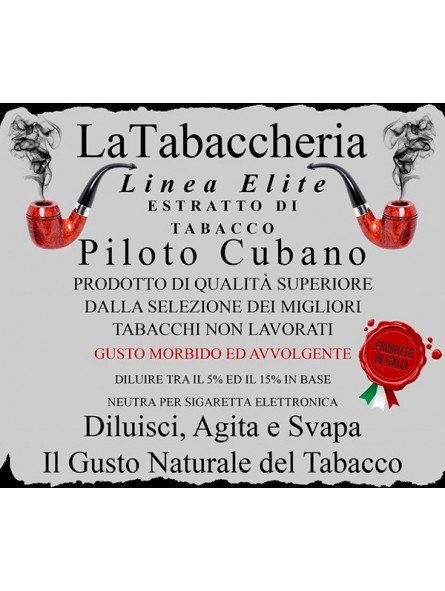 Estratto di Tabacco Piloto Cubano LA TABACCHERIA AROMA CONCENTRATO 10ML