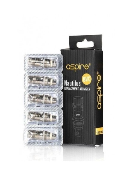 Aspire - Confezione 5 pz Testine Coil di Ricambio Nautilus