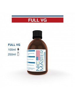 NIC MASTER - GLICERINA VEGETALE - BASI SCOMPOSTE - 100 ml in 250 ml