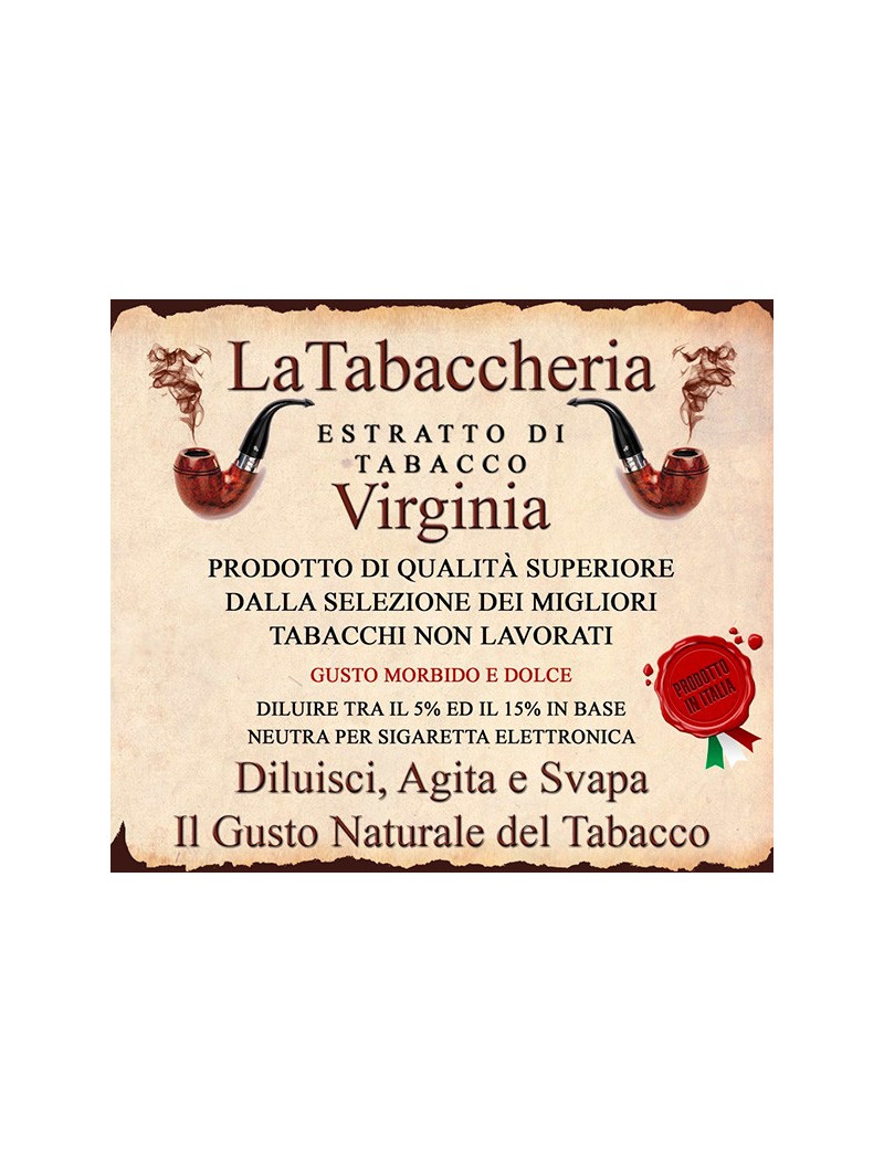 Estratto di Tabacco Virginia LA TABACCHERIA AROMA CONCENTRATO 10ML