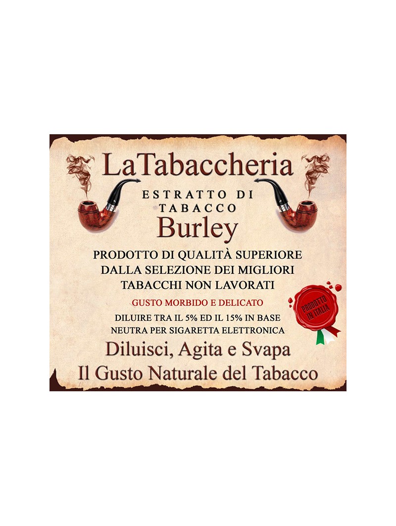 Estratto di Tabacco Burley LA TABACCHERIA AROMA CONCENTRATO 10ML