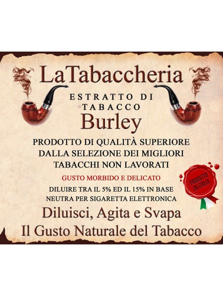 Estratto di Tabacco Burley LA TABACCHERIA AROMA CONCENTRATO 10ML